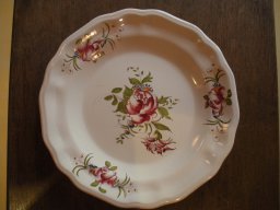 assiette rose